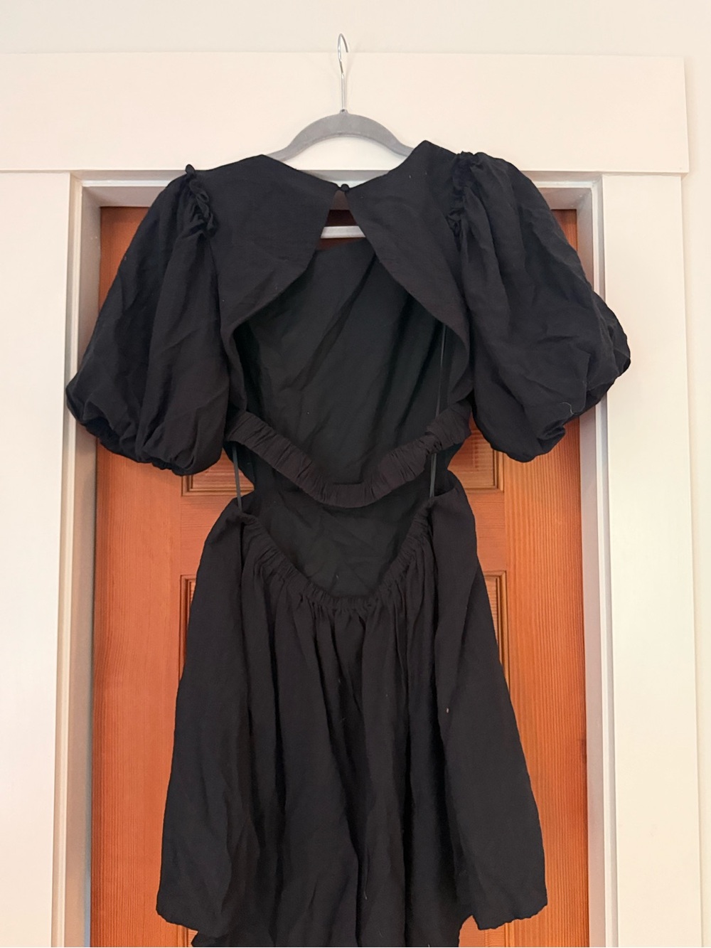 Moon River Black Backless Mini Dress - Picture 2 of 3